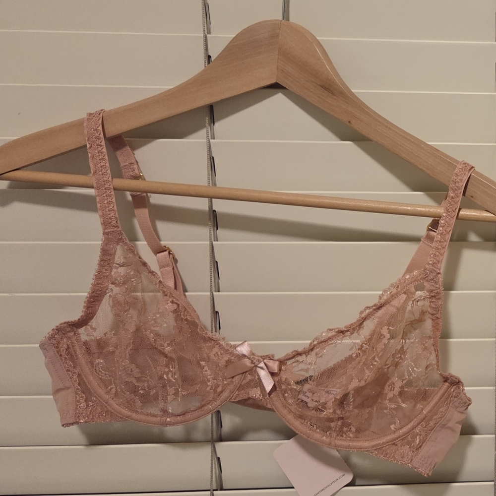 Agent Provocateur Lace Intimates Set Laily Praline